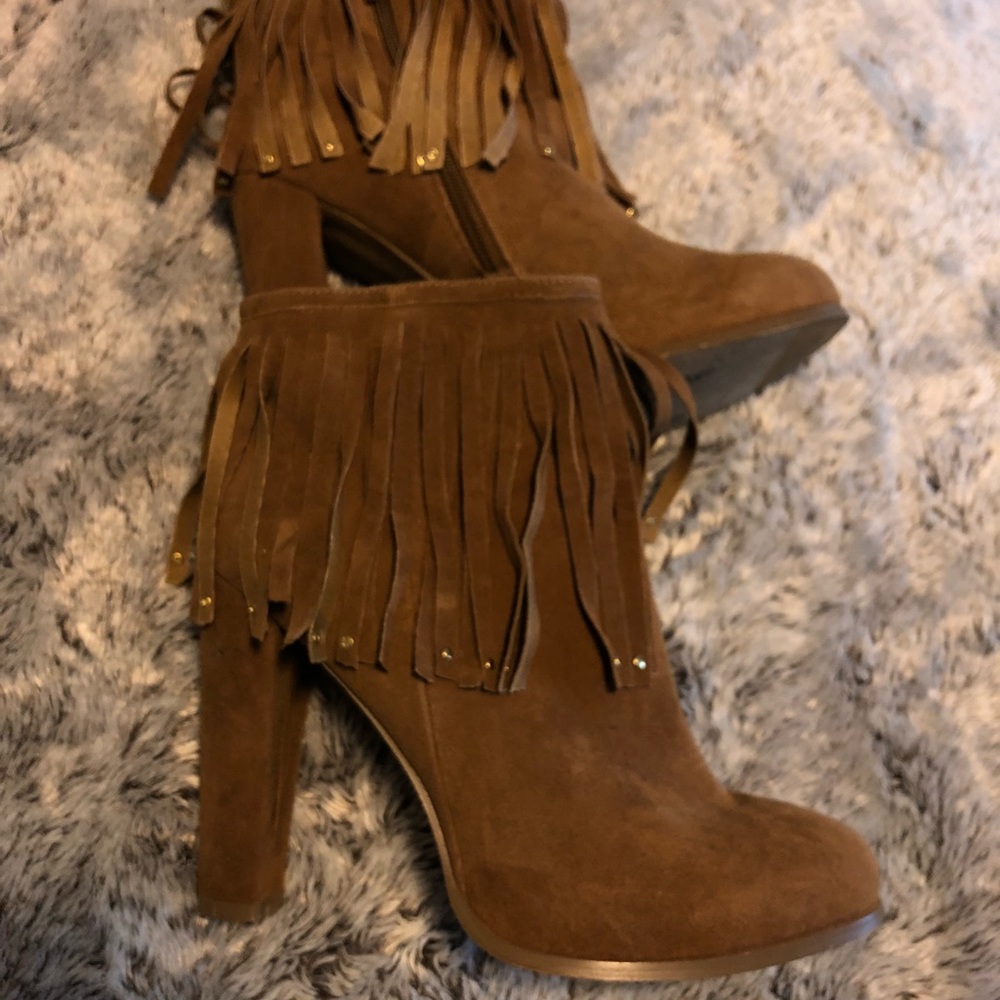 tan booties